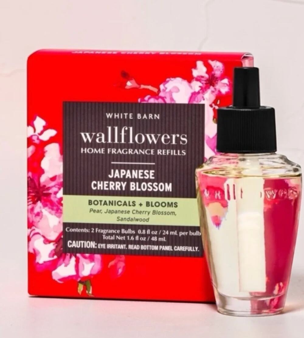 BATH + BODY WORKS | WALL FLOWER REFILL 2PACK | JAPANESE CHERRY BLOSSOM